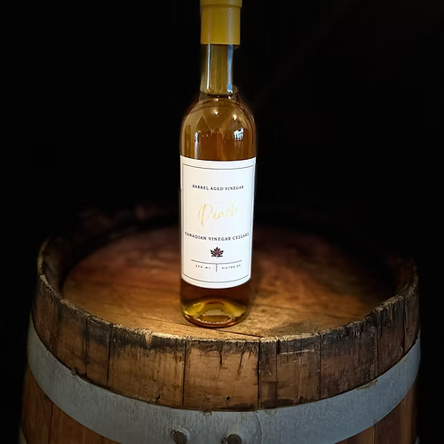 Peach Barrel Aged Vinegar - 375ml